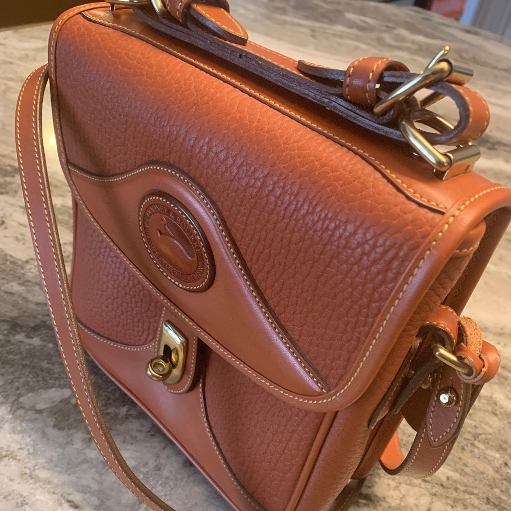 Dooney & Bourke Surry Equestrian Pony Express Bag British Tan.